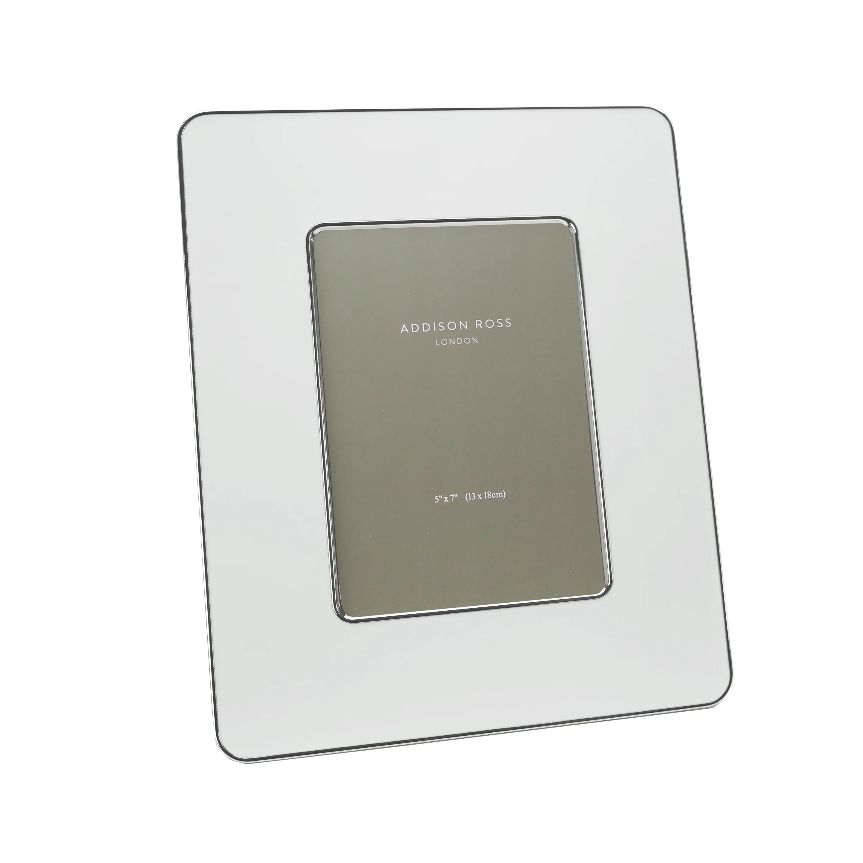 Enamel Photo Frames with Silver Trim